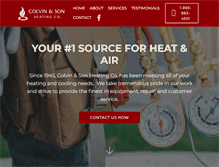 Tablet Screenshot of colvinandson.com